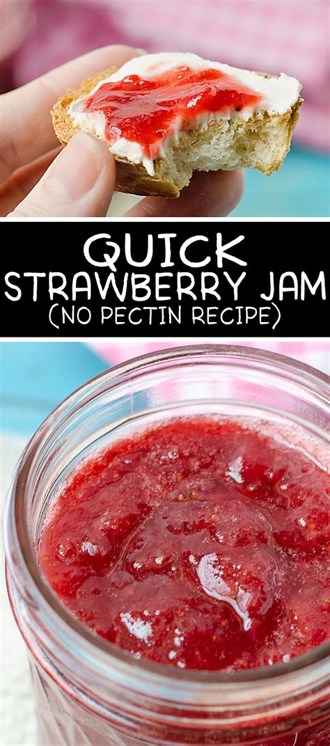 Easy Strawberry Jam Recipe With No Pectin Artofit