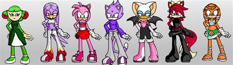 Sonic Girls Doll Maker Style By Karine Fernandes On Deviantart