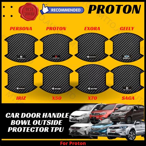 MTTO Proton Exora Iriz Saga X70 X50 Geely Persona Exterior Car Door