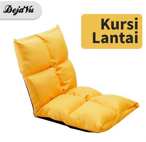 Dejavu Kursi Lantai Lipat Sofa Lazy Bag Tempat Duduk Lesehan Hsb