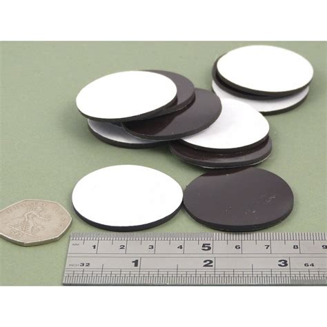 40 Mm X 2 Mm Self Adhesive Flexible Magnetic Disk Budget Range