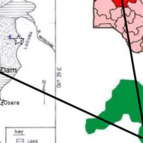 Map Showing A Nigeria Insert Kwara Sate NPC 2006 B Kwara State