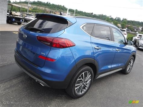 2020 Aqua Blue Hyundai Tucson Ultimate Awd 142078574 Photo 10 Car Color Galleries