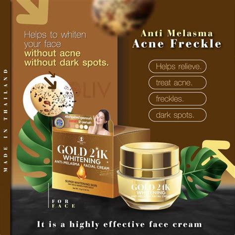 Jual Precious Skin Gold 24k Anti Melasma Face Cream Di Seller