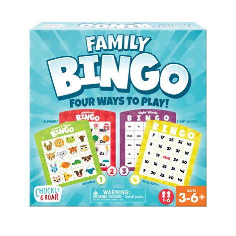 Family Bingo- Kids Educational Bingo Game