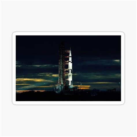 Saturn 5 Launch Pad Sticker By Noahbnn Redbubble
