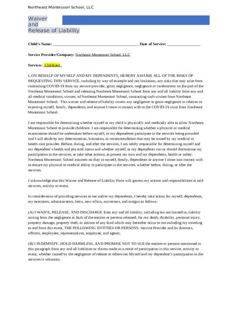 How Do You Write A Waiver Onspot Social Doc Template Pdffiller