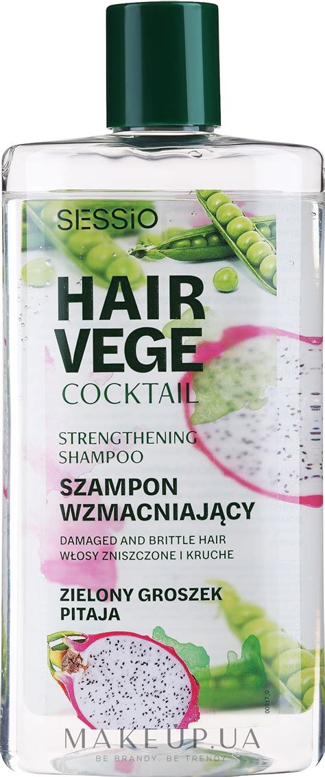 Sessio Hair Vege Cocktail Green Peas Shampoo - Укрепляющий шампунь ...