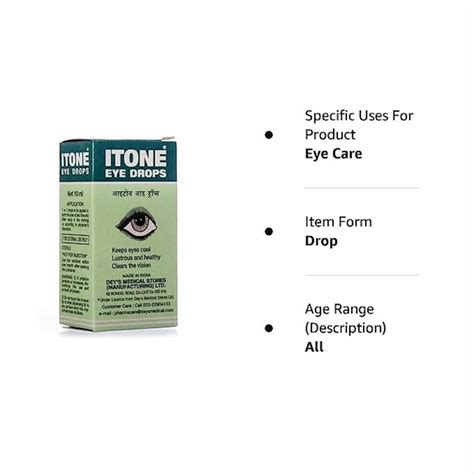 Itone Eye Drop 10ml (set of 4), Packaging Type: Bottle at Rs 340/piece ...