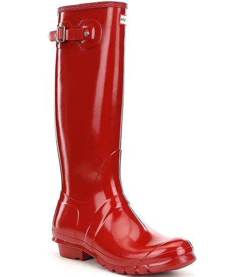 Hunter Red Rain Boots