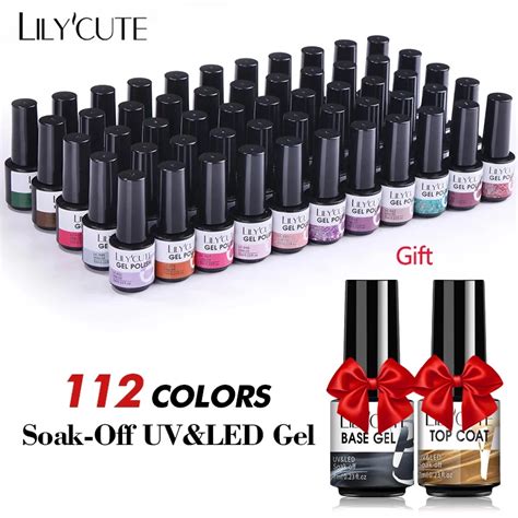 Lilycute 112 60 40 20 Colors Gel Nail Polish Set Semi Permanent Hybrid