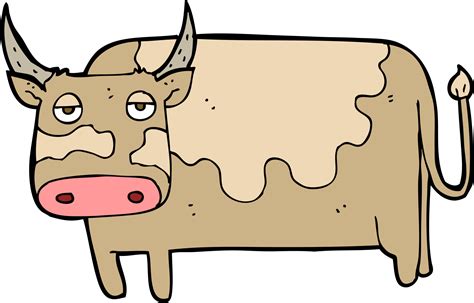 Dibujos Animados Vaca Dibujo 46696578 Png