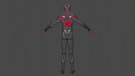 Spider Man Miles Morales 3d Model Rigged Cgtrader