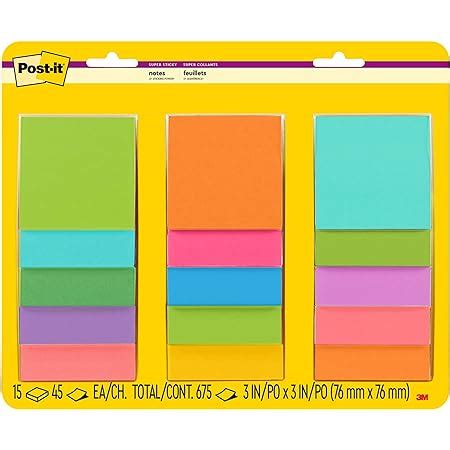 Amazon Post It Super Sticky Notes X In Pads X The