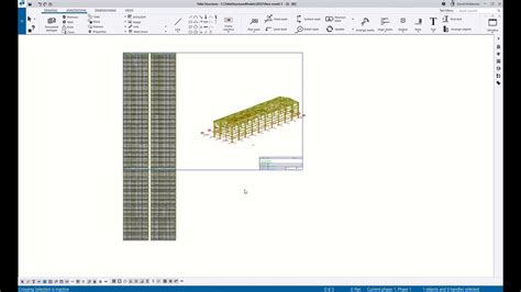 Tekla Structures Create Template Multi Columns Youtube