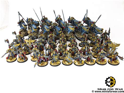 40k Adeptus Custodes Army Showcase Minis For War Painting Studio