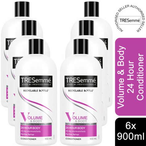 Tresemme 24 Hour Body Volume Shampoo And Conditioner 900ml Pack Of 6 Ebay