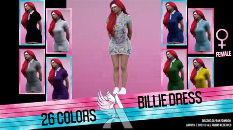 Billie Dress Mp Female Textures Gta5