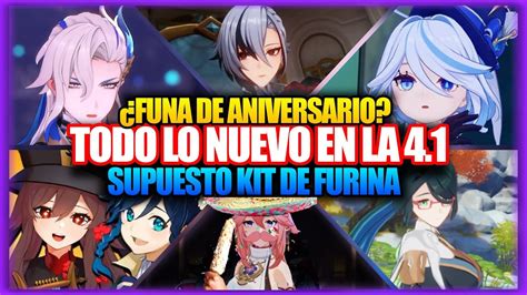 Funa De Aniversario Kit De Furina Y Todo Lo Nuevo Que Vendr En