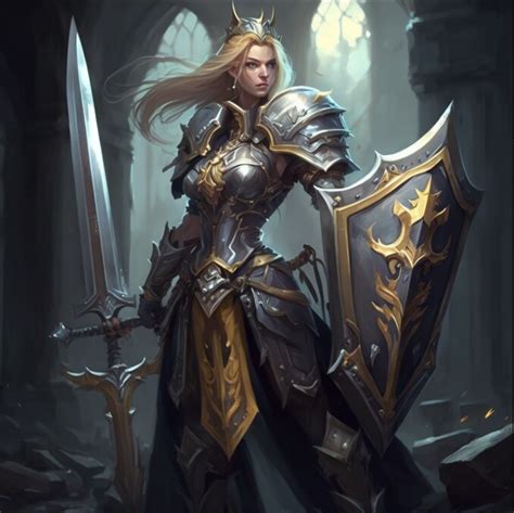 Artstation Female Paladin Queen