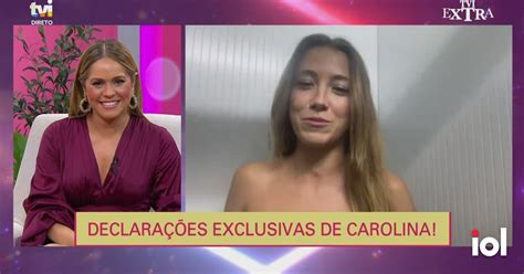 Declarações exclusivas de Carolina Aranda no TVI Extra Tenho uma