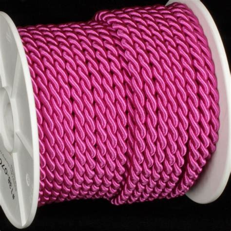 The Ribbon People Fuchsia Pink Braided Cording Craft Ribbon X