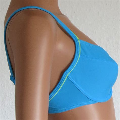 Bademode Skiny New Contrast Basic Bikini B Gel Bh Gr C Blau Dessous