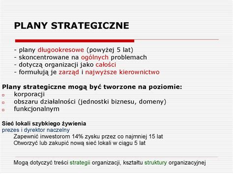 Planowanie Plany Taktyczne Online Presentation