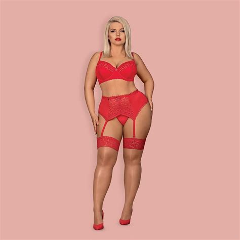 Sexy Red Underwear Set