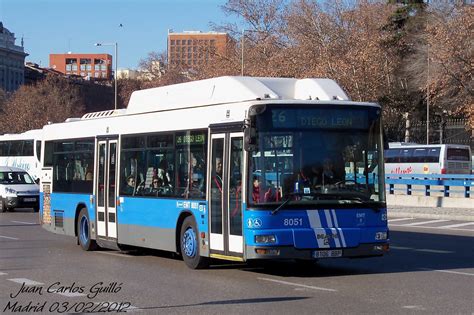 EMT MADRID 8051 MAN NL 233 F GNC Castrosua CS40 City II De Flickr