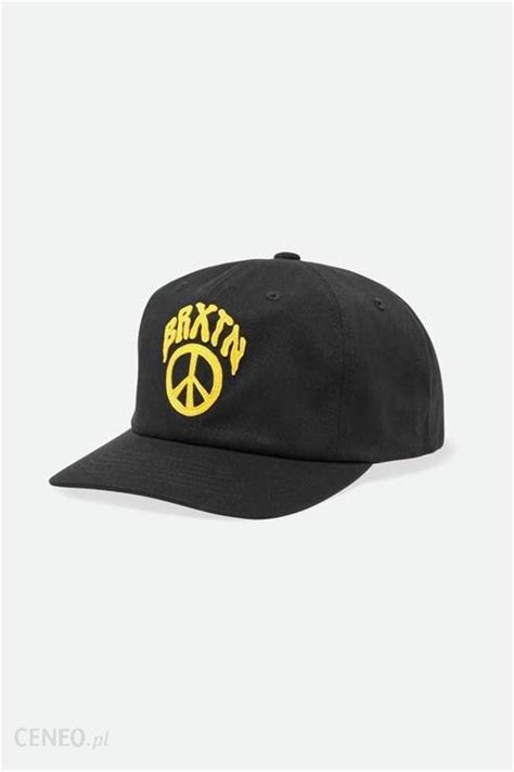 Czapka Z Daszkiem Brixton Peace Out Mp Snapback Black Black Rozmiar