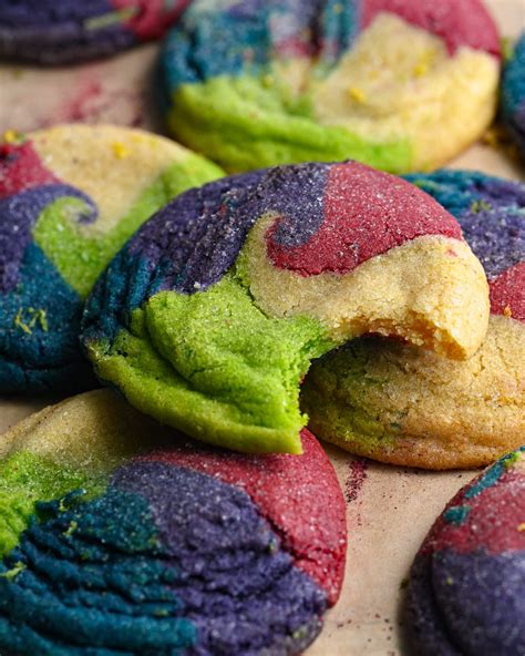 Rainbow Swirl Sugar Cookies Berry And Citrus