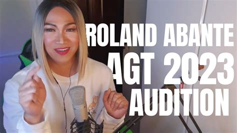 Roland Abante S Incredible Voice Auditions Agt Reaction Video