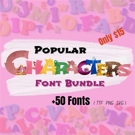 Font Bundles Cricut Fonts Craft Fonts Awesome Fonts Procreate Fonts