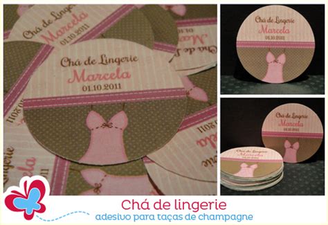 Papelier Papelaria Criativa Ch De Lingerie Marrom E Rosa