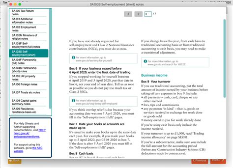 Abc Sa100 Individual Tax Return Abc Self Assessment