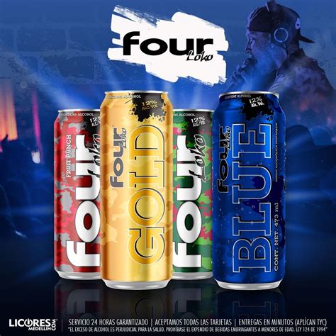 Licores Medellin Fourloko 4loko Licor Domicilio Four Loko