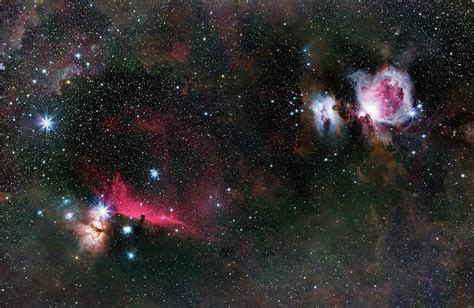 Orion Flame And Horsehead Nebula Photograph By Patrick Rouin Pixels