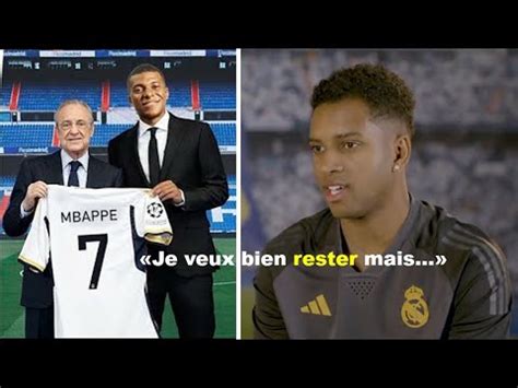 Real Madrid L Arriv E De Mbapp Pousse Rodrygo Dehors Mercato Youtube