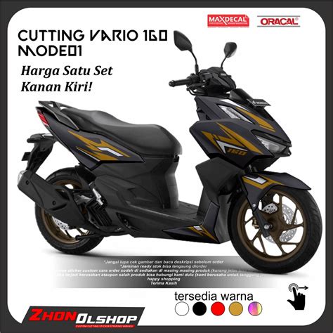 Jual Vn Cutting Sticker Vario New Striping Variasi