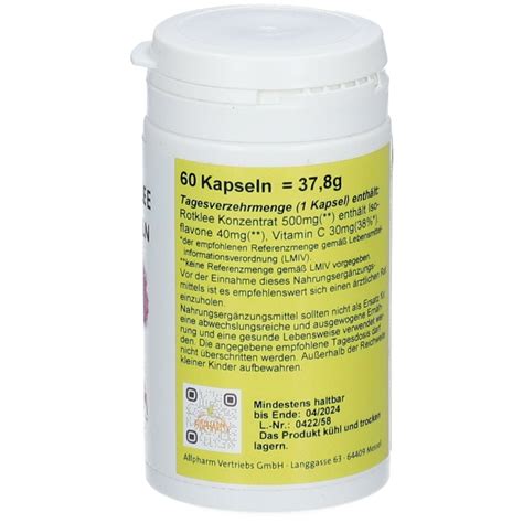 Rotklee Isoflavone 500 Mg Kapseln 60 St Shop Apotheke