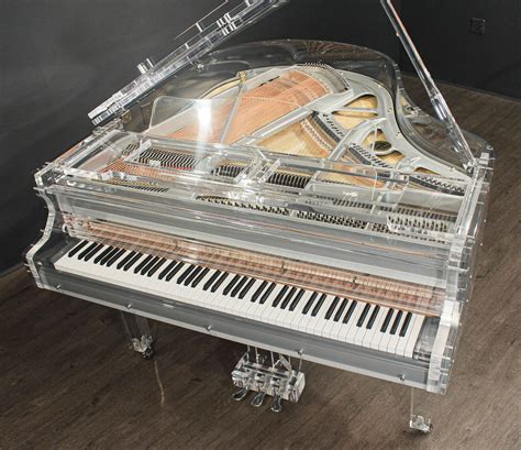 Sonnova Luminos Crystal Clear Acrylic Player Grand Piano Player Pianos