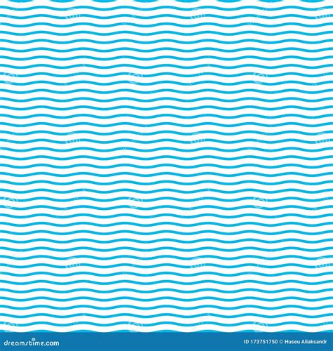 Seamless Wave Texture Stock Vector Illustration Of Beautiful 173751750