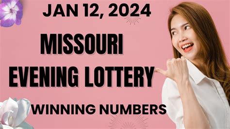 Missouri Evening Lottery Live Drawing Results Jan Pick