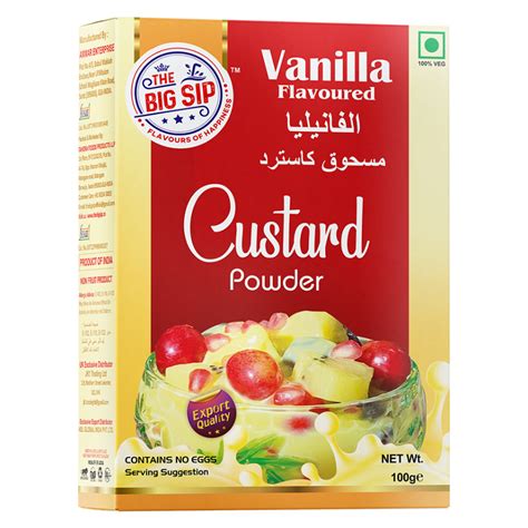 Vanilla Custard Powder The Big Sip Best Natural Spices And Bevarages