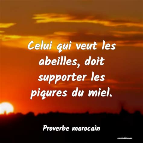 Celui Qui Veut Les Abeilles Doit Supporter Les Pi