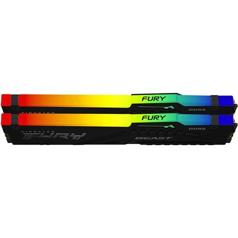 Kingston Fury Beast RGB Black 8GB | 16GB | 32GB 5200Mhz DDR5 CL40 Kit ...