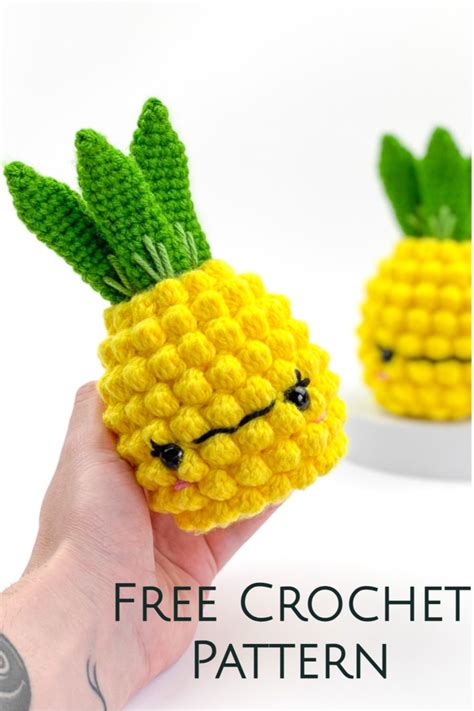 Popular Pineapple Crochet Pattern Pineapple Crochet Crochet Fruit