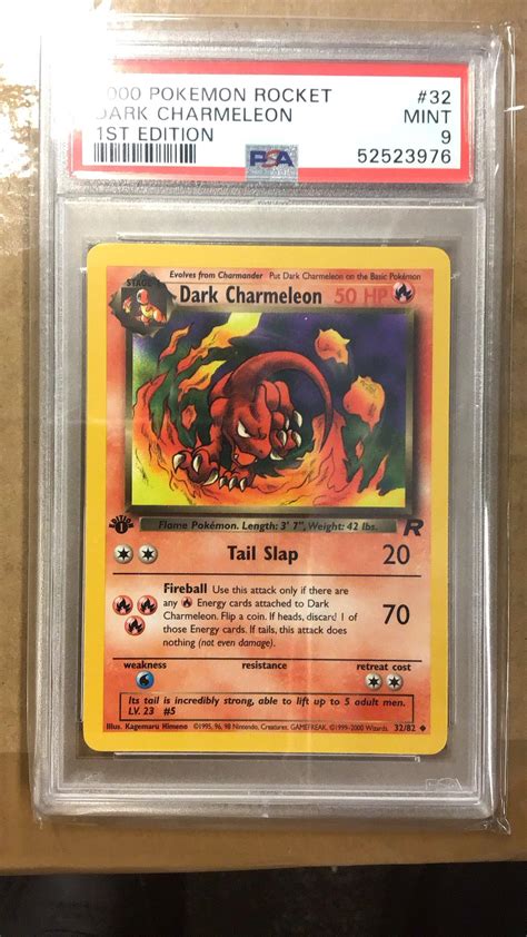 Pokemon Rocket Dark Charmeleon St Edition Psa Gamestop