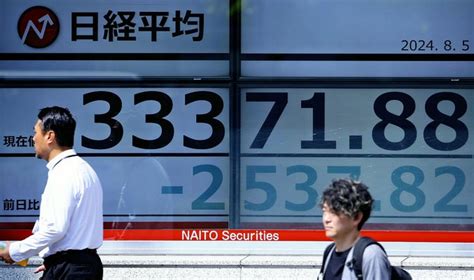 日経平均株価、一時4300円超下落…ブラックマンデーの下げ幅を超える ライブドアニュース